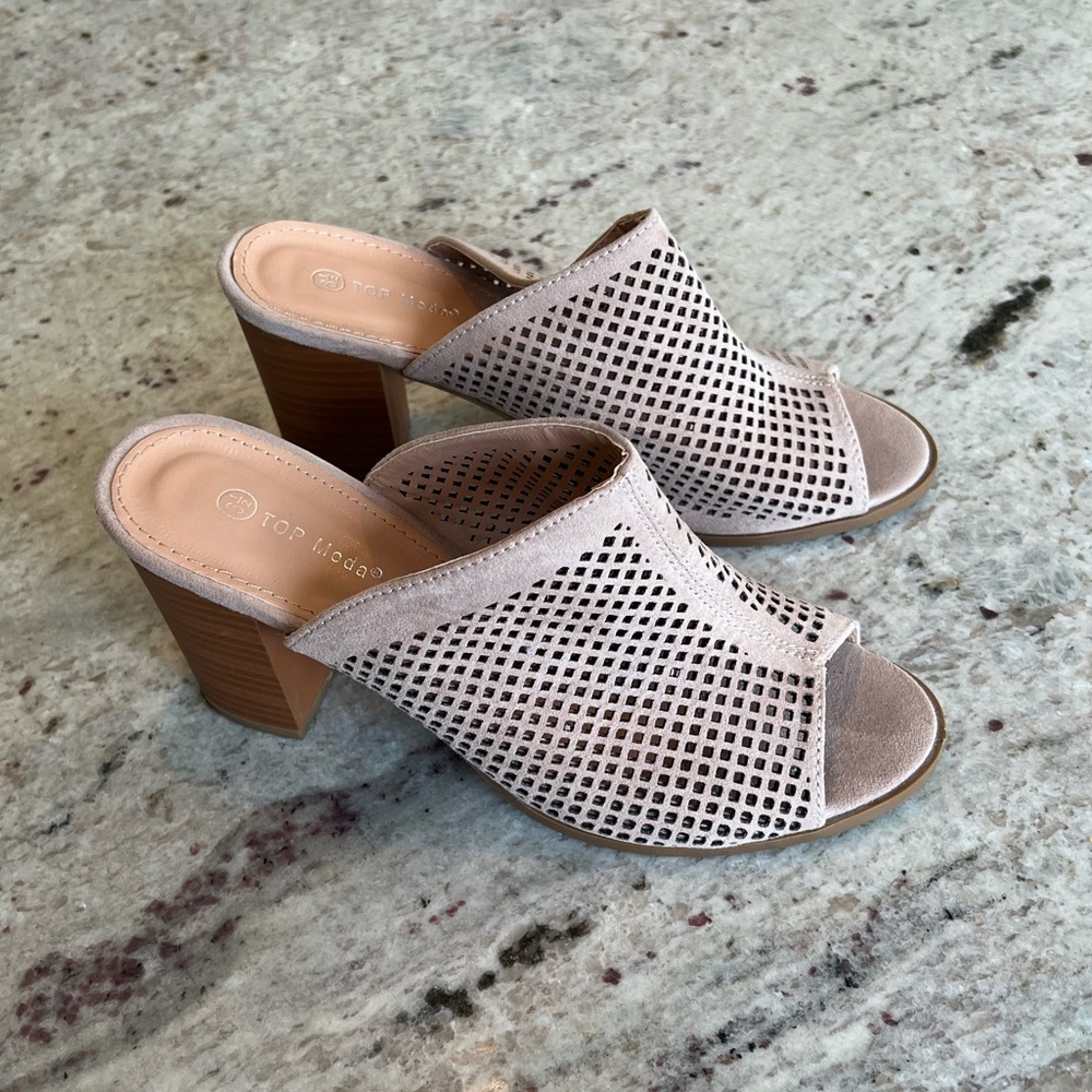 Top Moda Chunk heel sandal